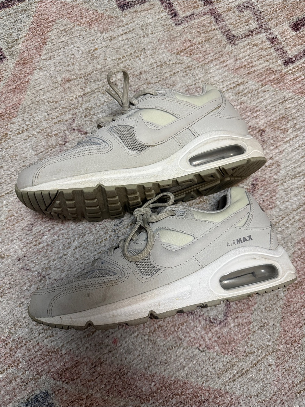 Nike Men’s Air Max Sneakers in Light Gray and Tan